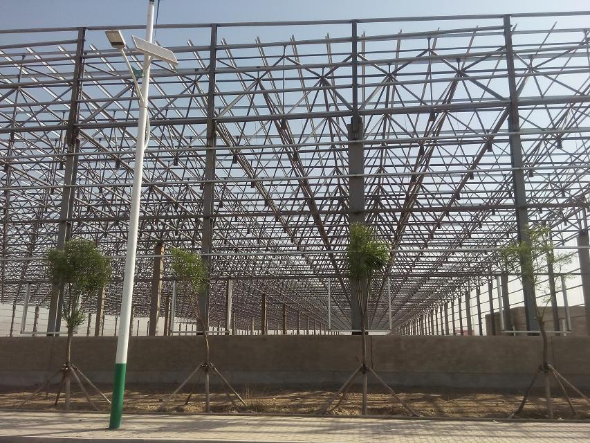 烟台汽车工业厂房网架